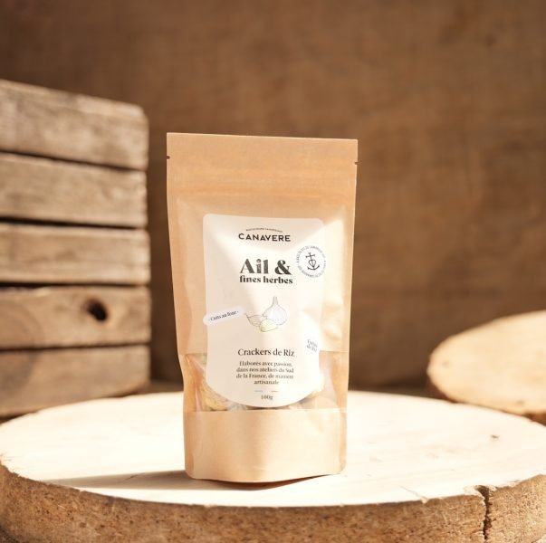 1 446 - CRACKERS RIZ AIL & FINES HERBES 100G