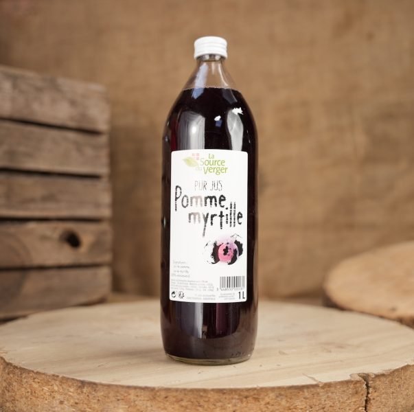 610 - JUS POMME MYRTILLE 1L