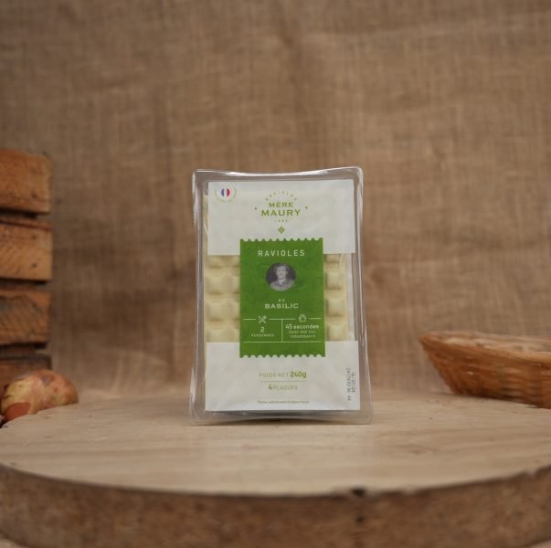 RAVIOLES AU BASILIC MERE MAURY