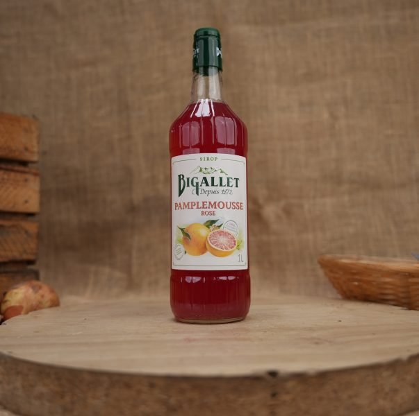 SIROP PAMPLEMOUSSE ROSE 1L